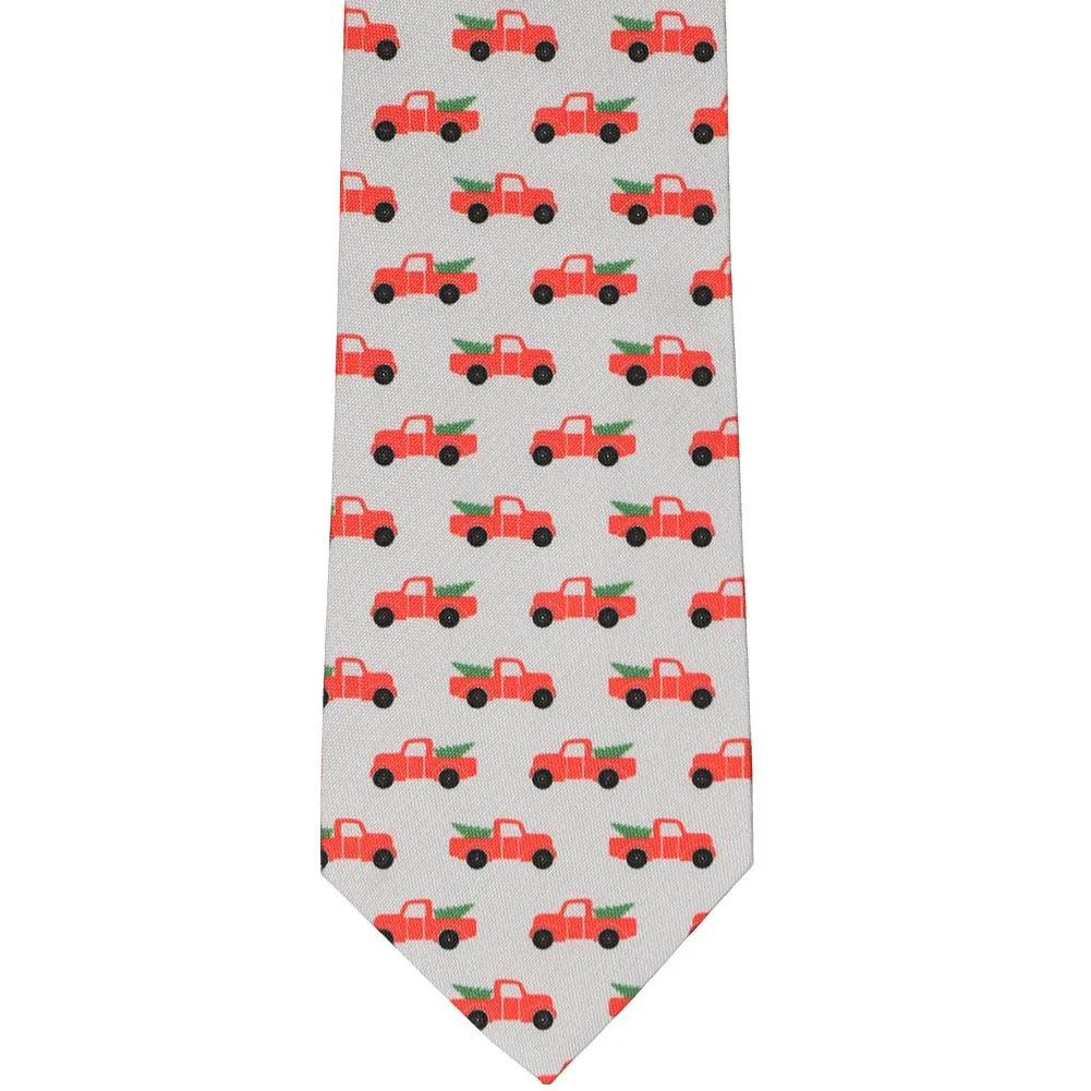 Christmas Pickup Truck Extra Long Necktie sold by TieMart product image thumbnail 2