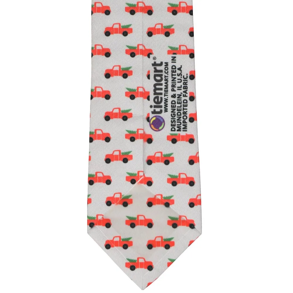 Christmas Pickup Truck Extra Long Necktie sold by TieMart product image thumbnail 3
