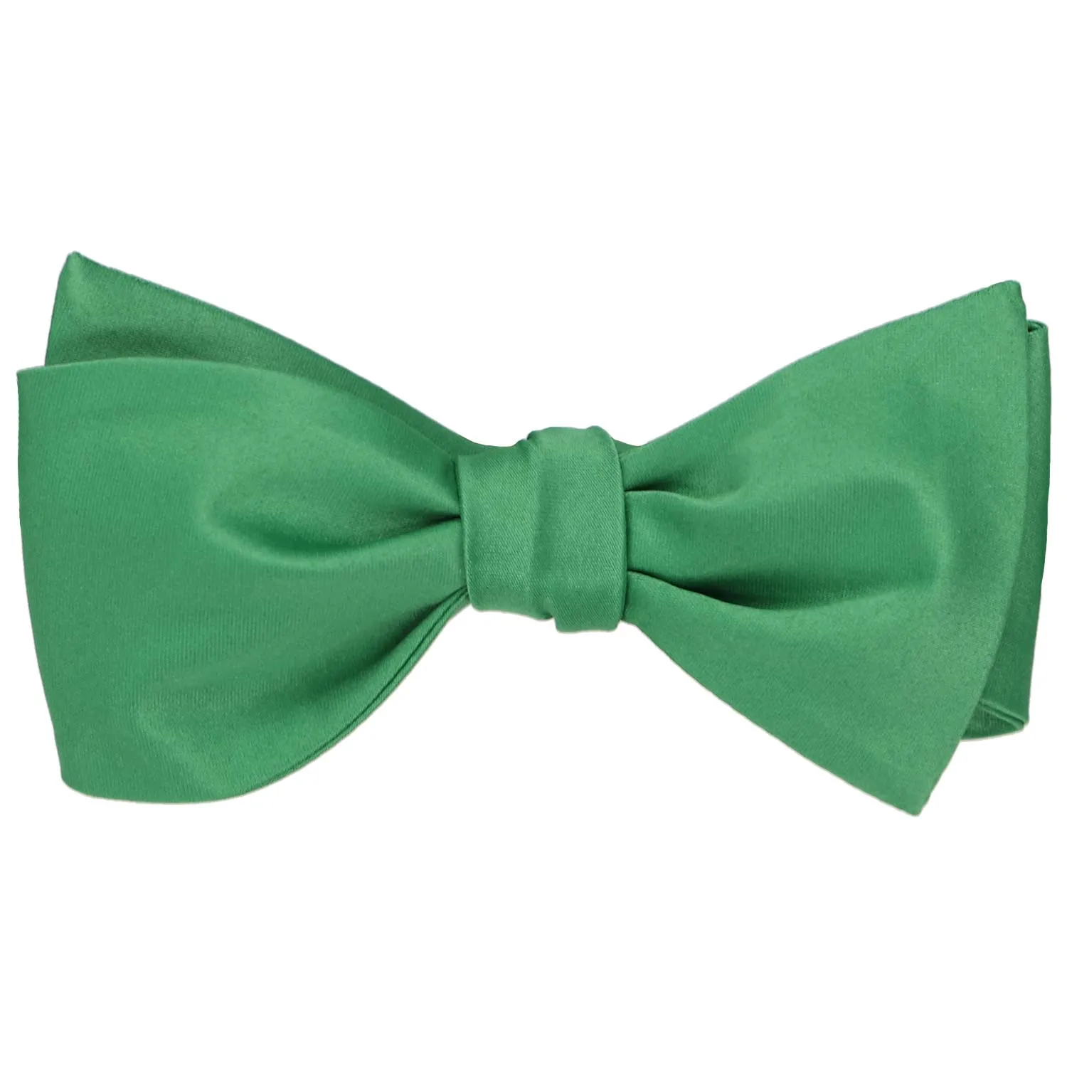 Emerald Green Self-Tie Bow Tie sold by TieMart product image thumbnail 2