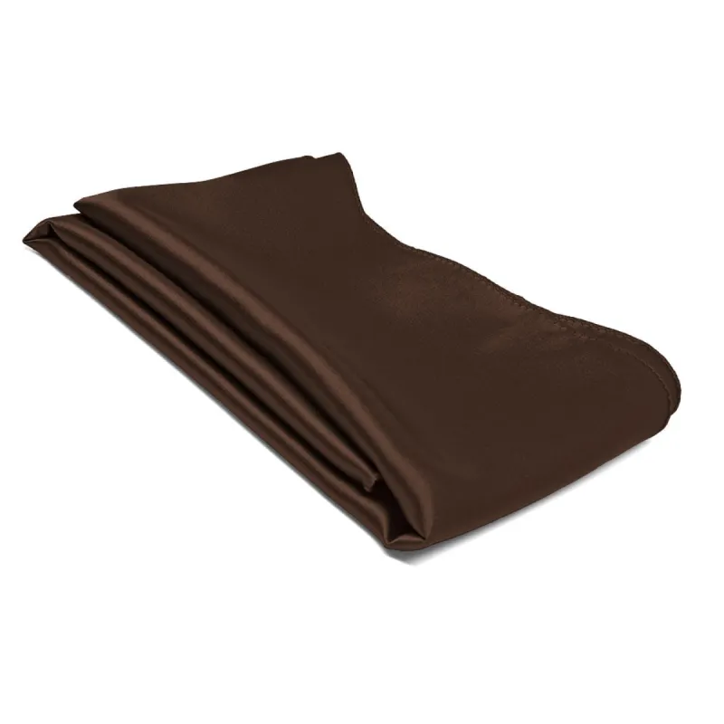 Chestnut Brown Solid Color Scarf sold by TieMart