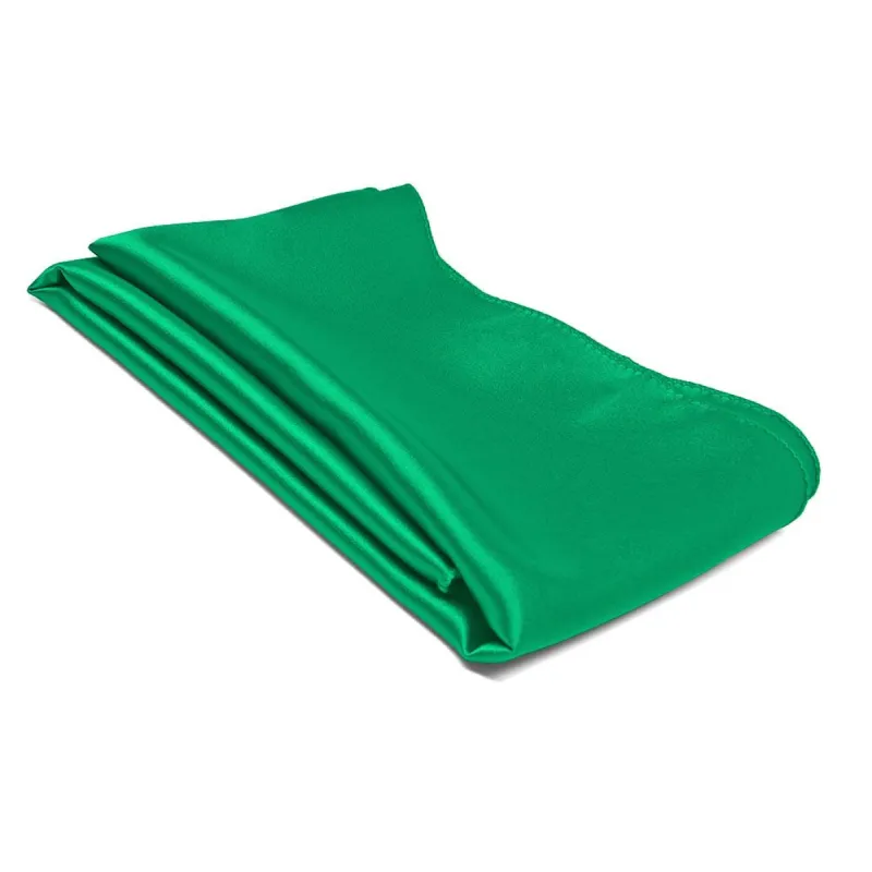 Green Solid Color Scarf sold by TieMart