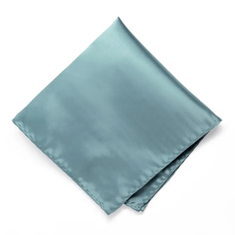 Mystic Blue Premium Pocket Square sold by TieMart