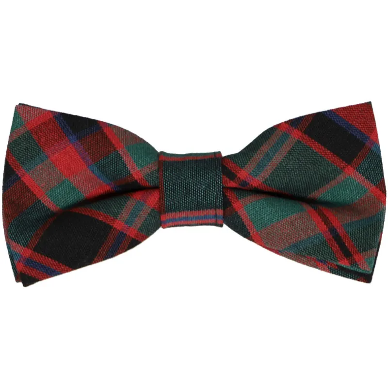 Red and Green Plaid Bow Tie sold by TieMart
