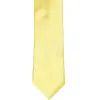Butter Yellow Slim Solid Color Necktie, 2.5" Width sold by TieMart