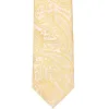 Soft Yellow Clara Paisley Necktie sold by TieMart
