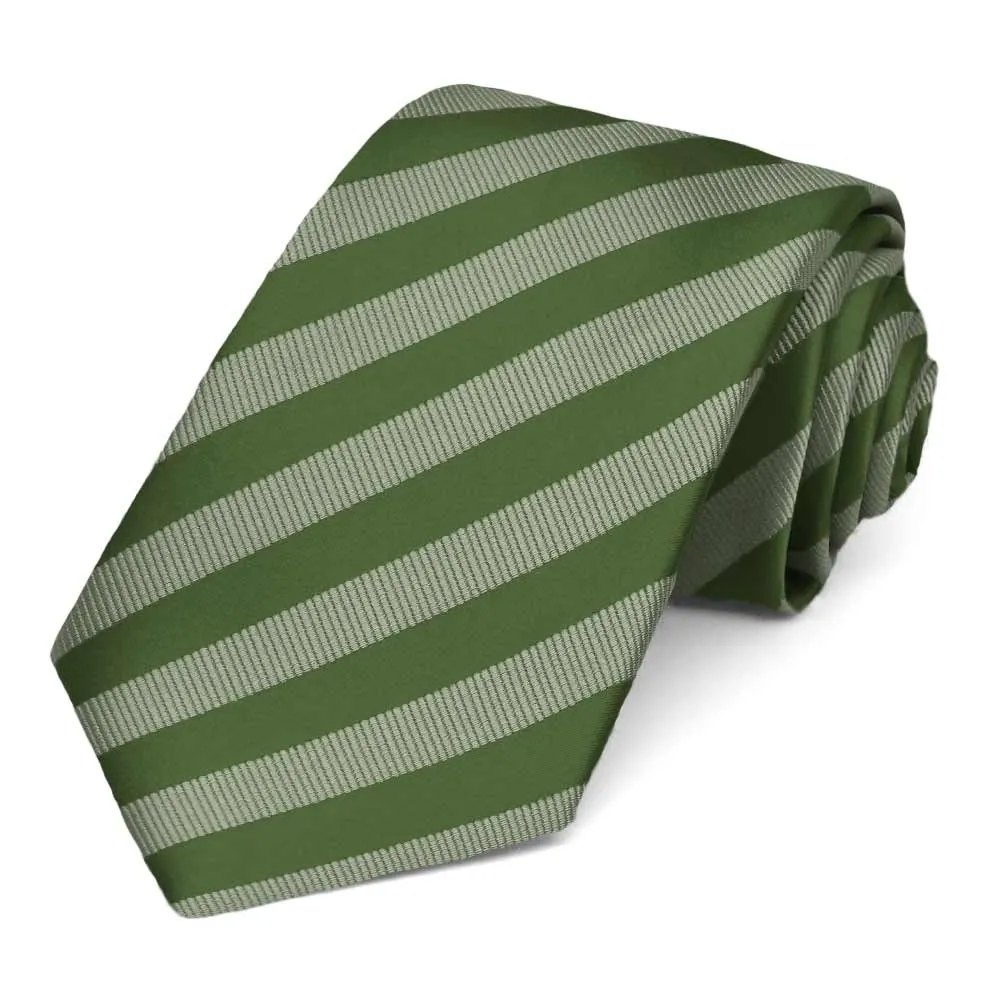 Sage Formal Striped Tie sold by TieMart