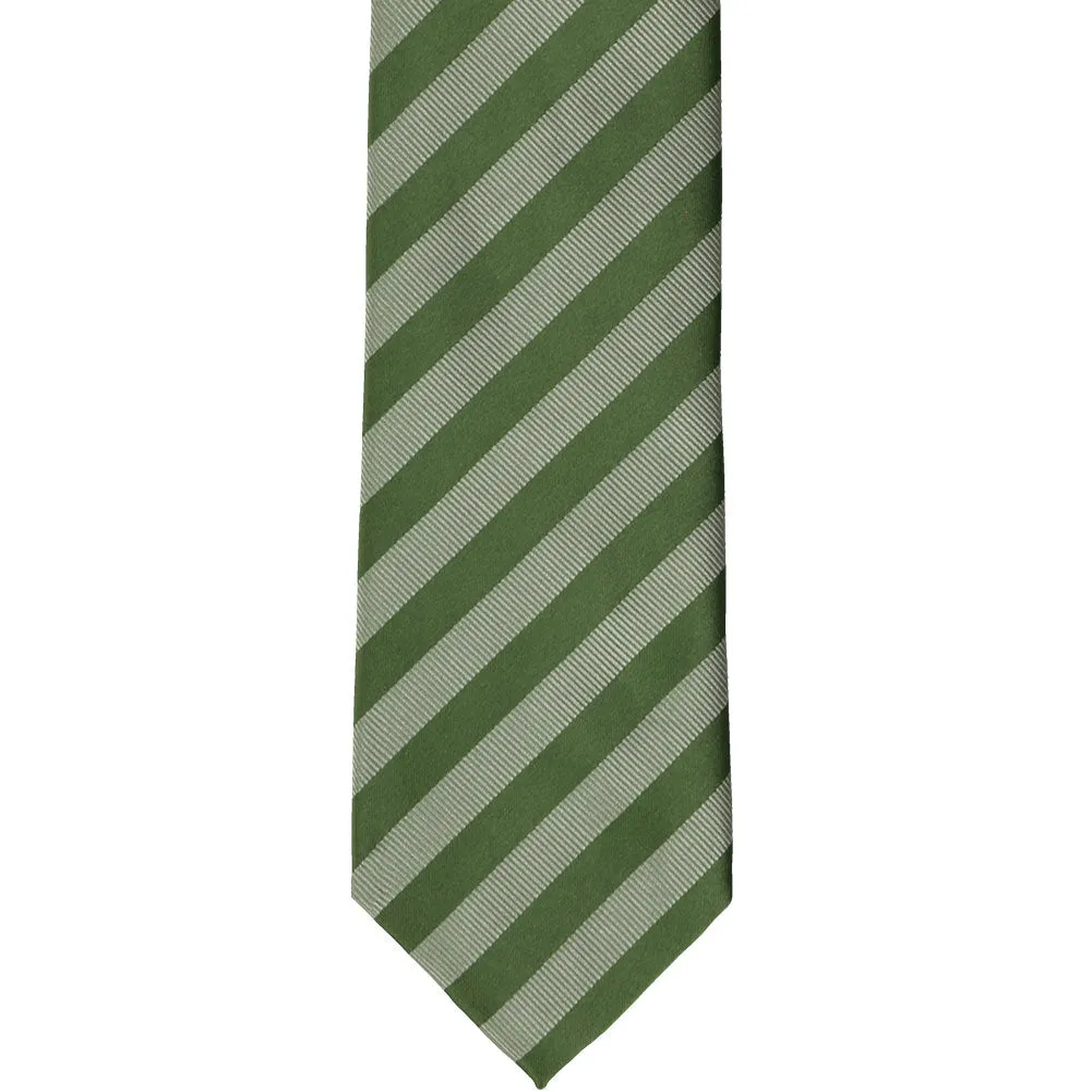 Sage Formal Striped Tie sold by TieMart product image thumbnail 2