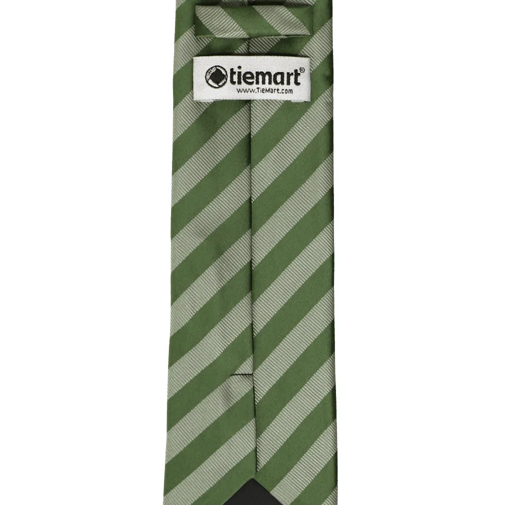 Sage Formal Striped Tie sold by TieMart product image thumbnail 3