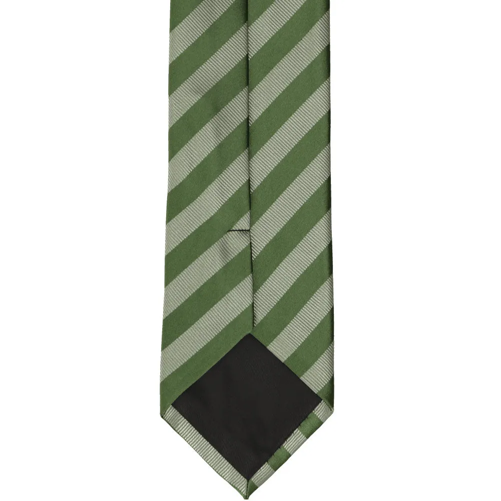 Sage Formal Striped Tie sold by TieMart product image thumbnail 4