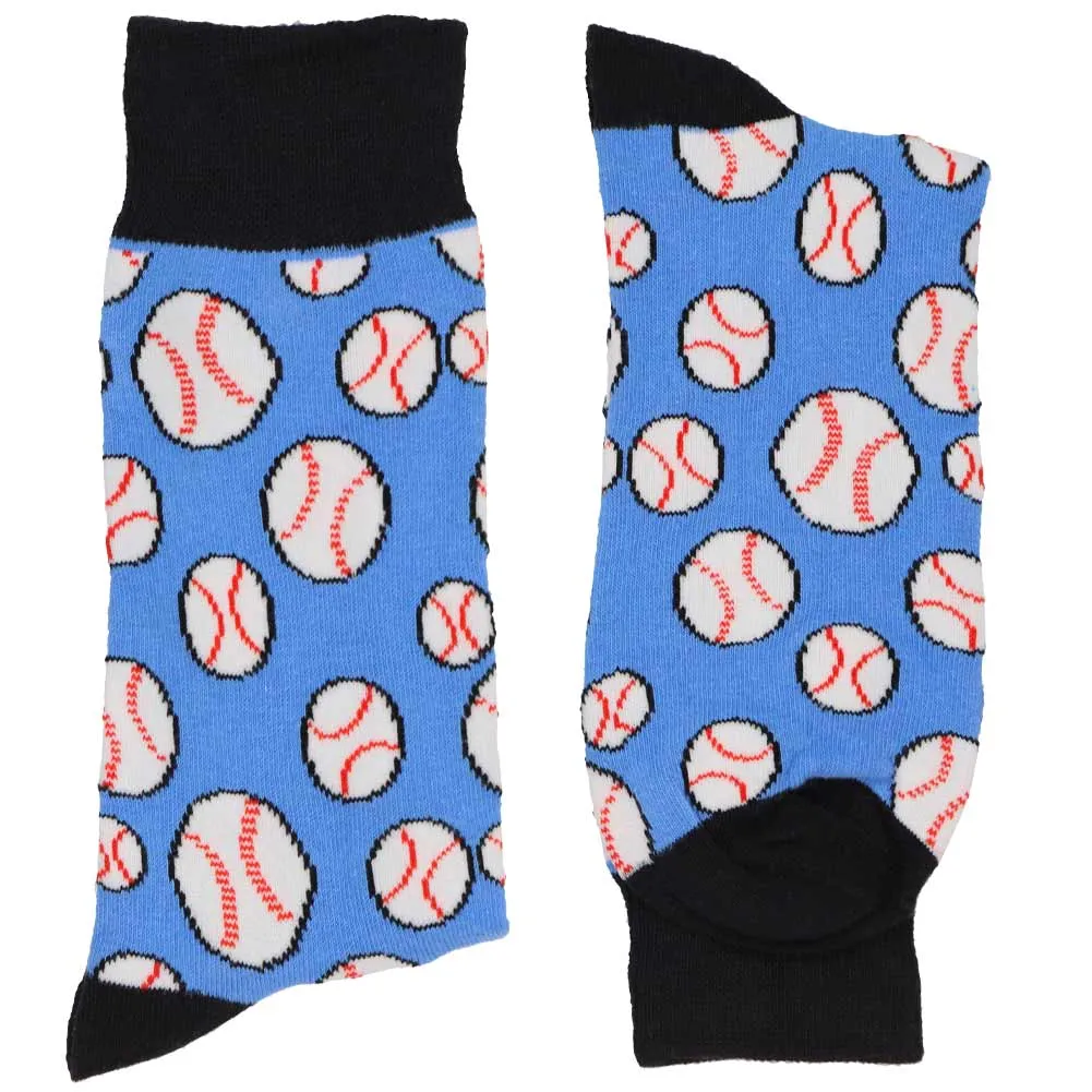 Men's Blue Baseball Socks sold by TieMart product image thumbnail 2