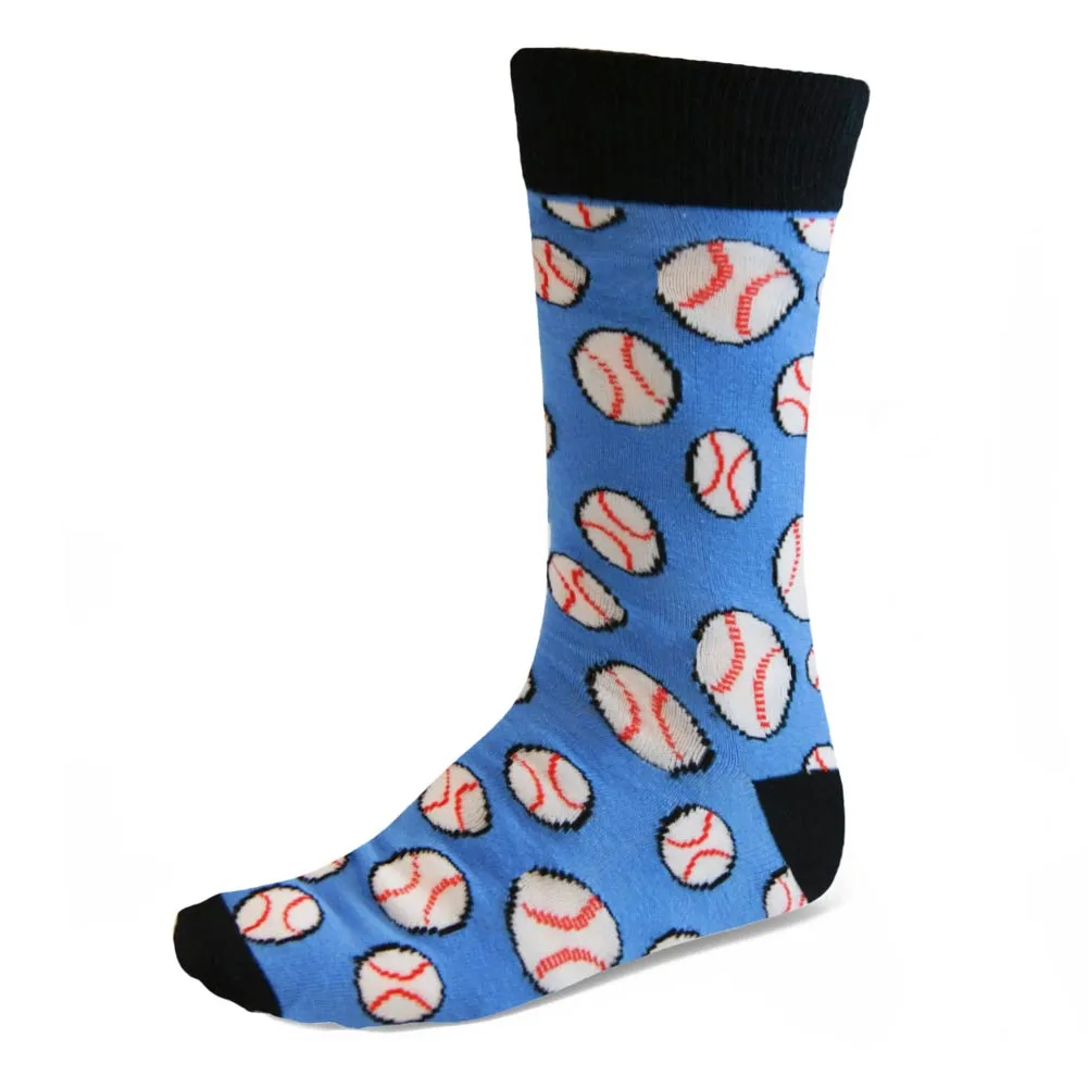 Men's Blue Baseball Socks sold by TieMart