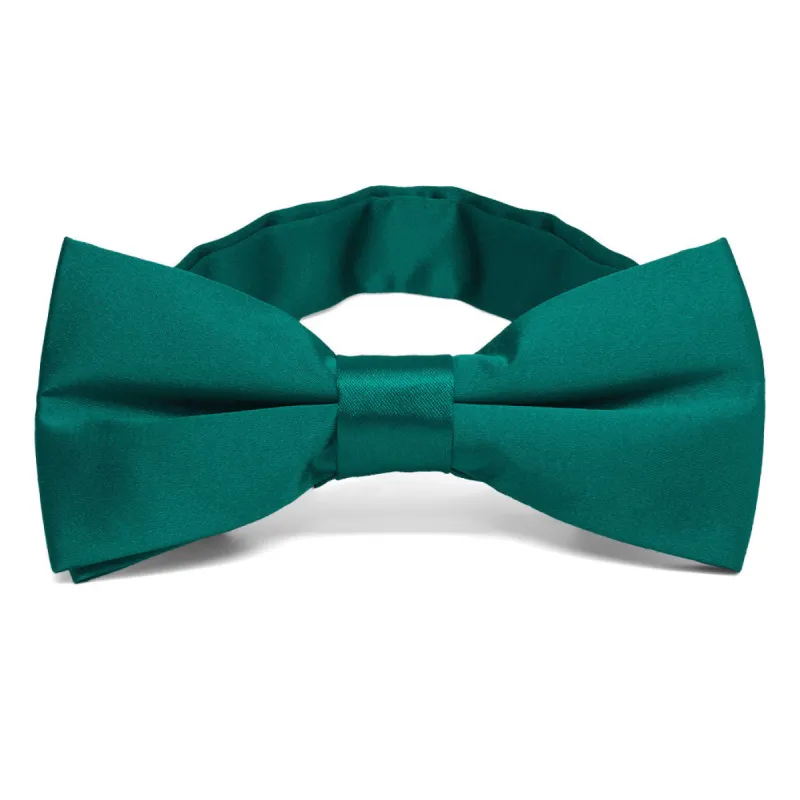 Teal Band Collar Bow Tie sold by TieMart