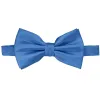 Blue Premium Bow Tie sold by TieMart