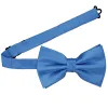 Blue Premium Bow Tie sold by TieMart