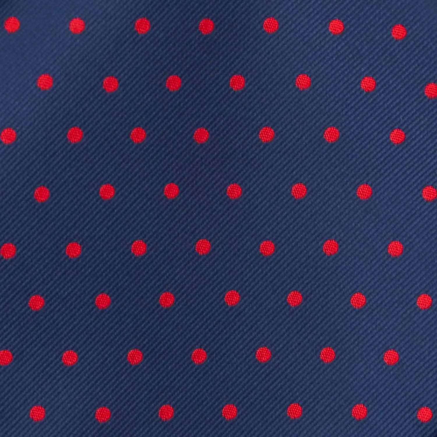 Navy Blue and Red Polka Dot Bow Tie sold by TieMart product image thumbnail 4