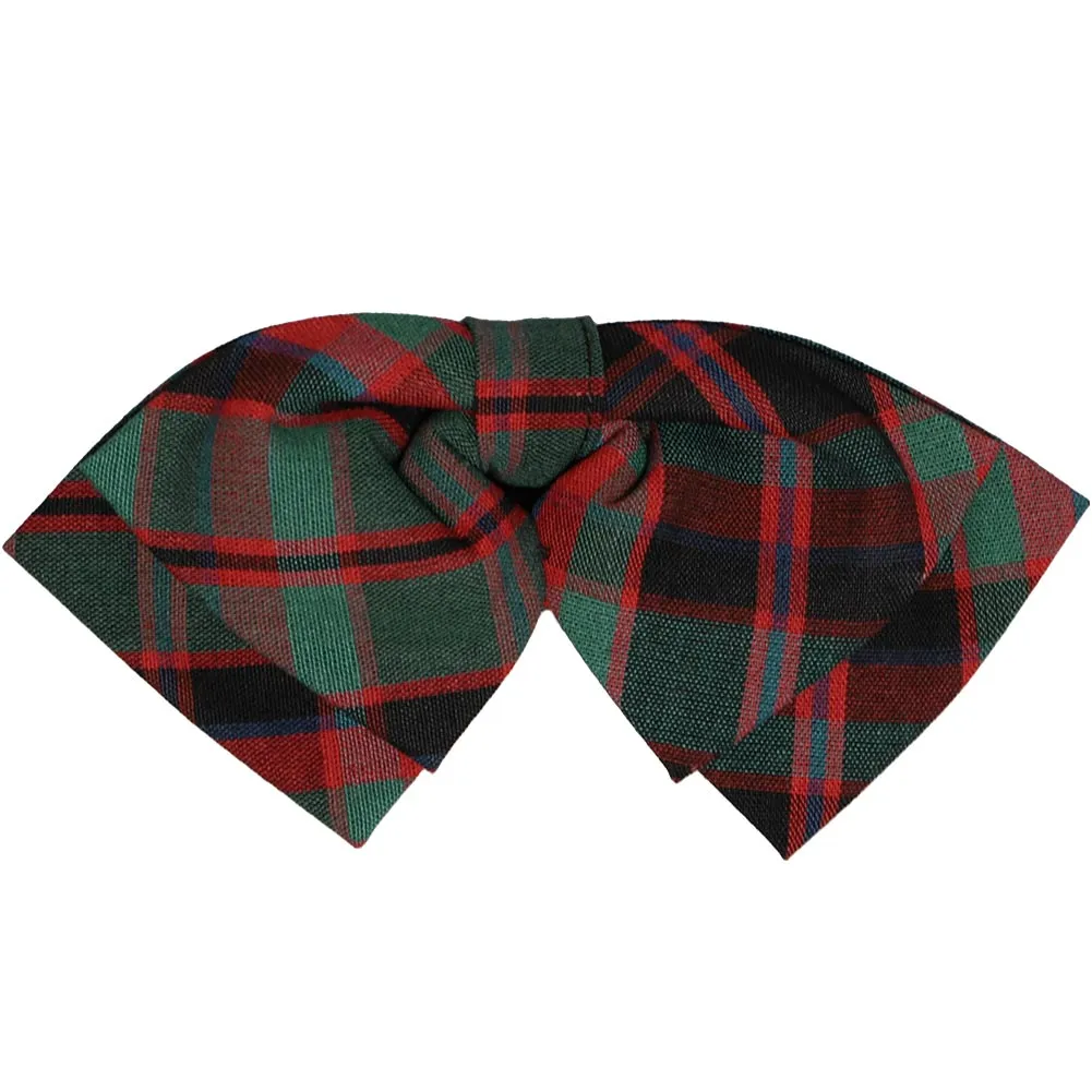 Red and Green Plaid Floppy Bow Tie sold by TieMart