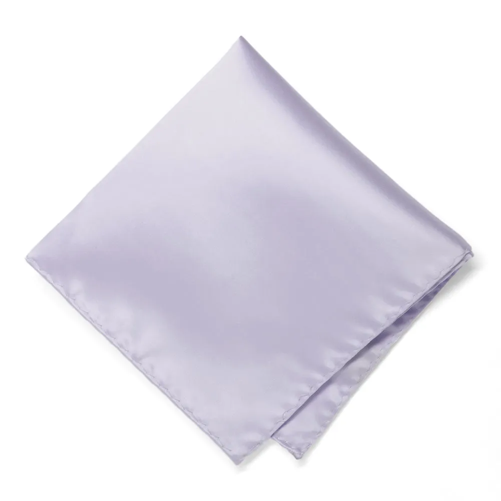 Lilac Premium Pocket Square sold by TieMart
