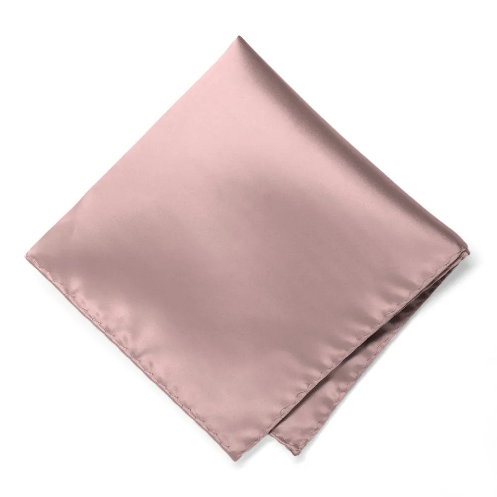 Mauve Premium Pocket Square sold by TieMart
