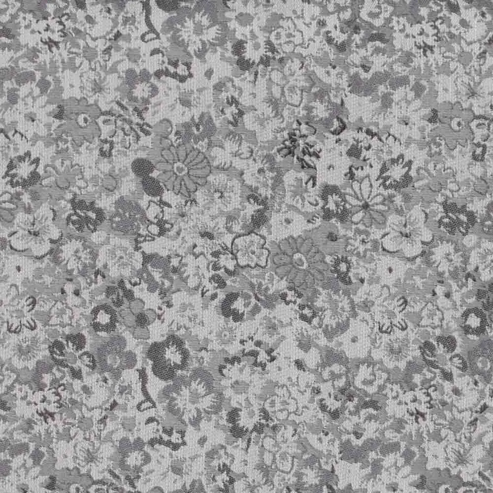 Gray Member Floral Silk/Viscose Pocket Square sold by TieMart product image thumbnail 4