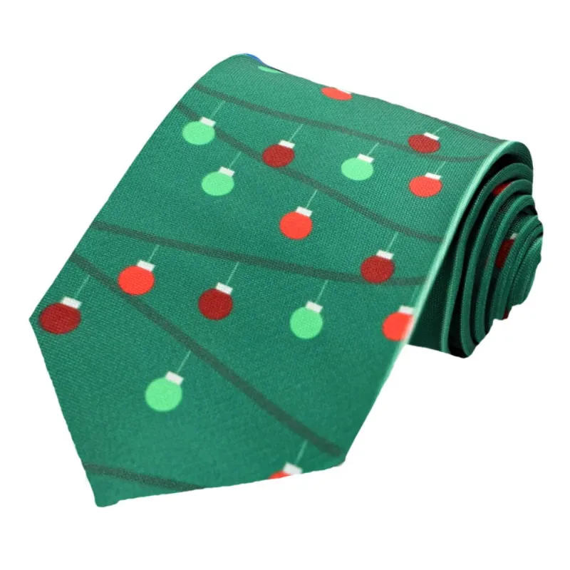 Christmas Ornament Extra Long Necktie sold by TieMart