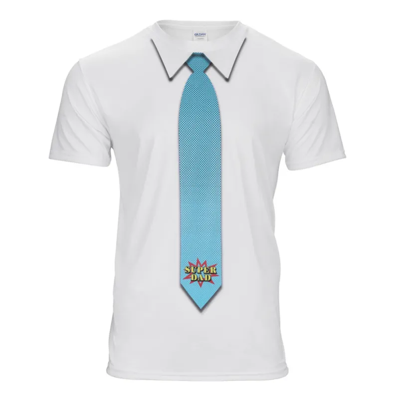 Super Dad Necktie T-Shirt sold by TieMart