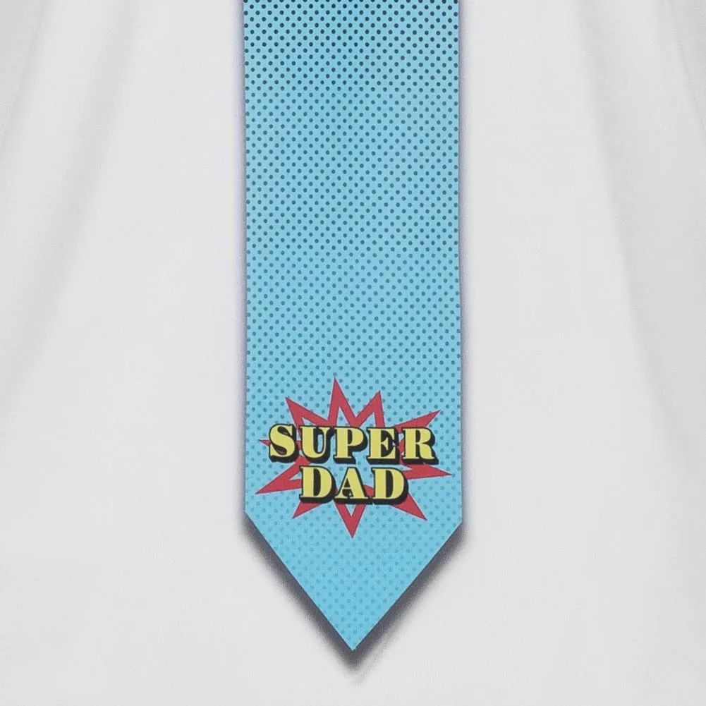 Super Dad Necktie T-Shirt sold by TieMart product image thumbnail 2