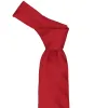 Red Elite Striped Necktie sold by TieMart