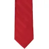 Red Elite Striped Necktie sold by TieMart