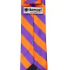 Purple and Orange Striped Tie sold by TieMart