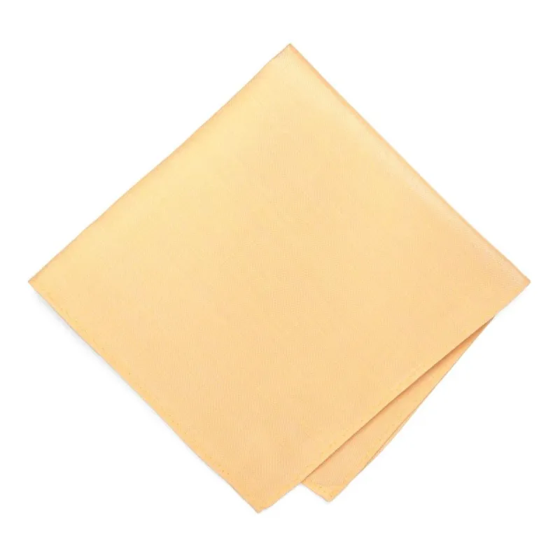 Dandelion Yellow Regency Linen/Silk Pocket Square sold by TieMart