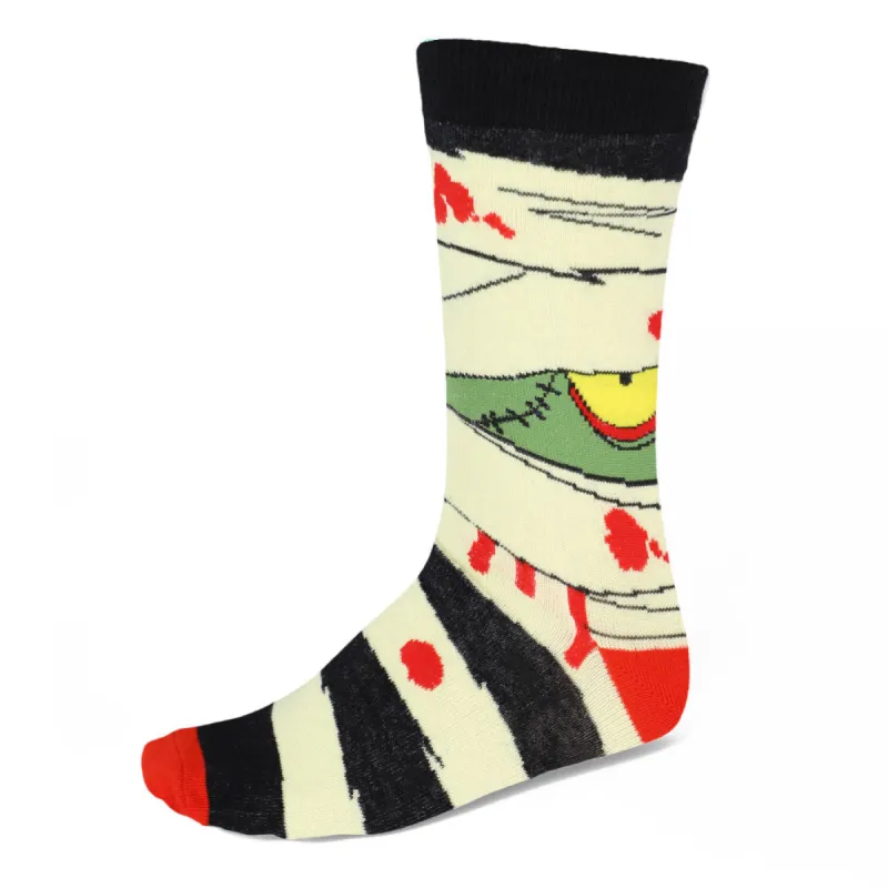 Men's Scary Mummy Socks sold by TieMart