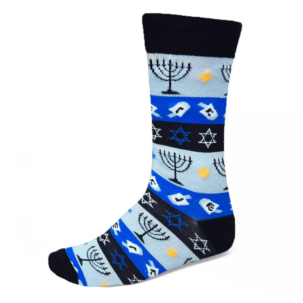 Men's Hanukkah Socks sold by TieMart