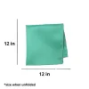 Aquamarine Solid Color Pocket Square sold by TieMart