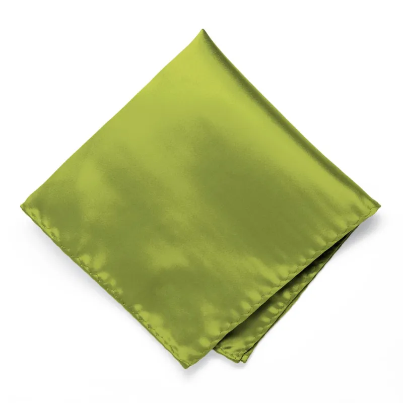Wasabi Premium Pocket Square sold by TieMart