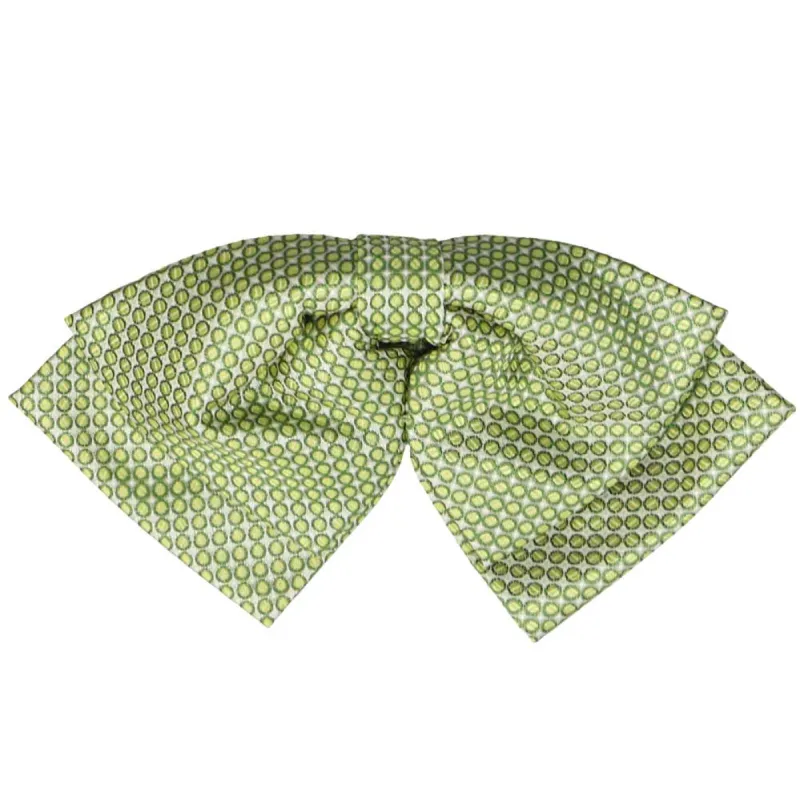 Apple Green Henry Grain Pattern Floppy Bow Tie sold by TieMart
