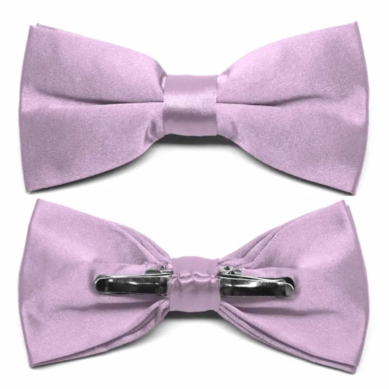 English Lavender Clip-On Bow Tie sold by TieMart