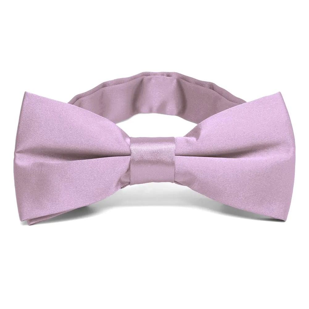 English Lavender Band Collar Bow Tie sold by TieMart