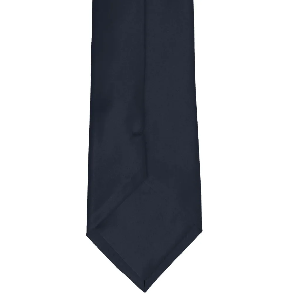 Dark Navy Blue Staff Tie sold by TieMart product image thumbnail 4