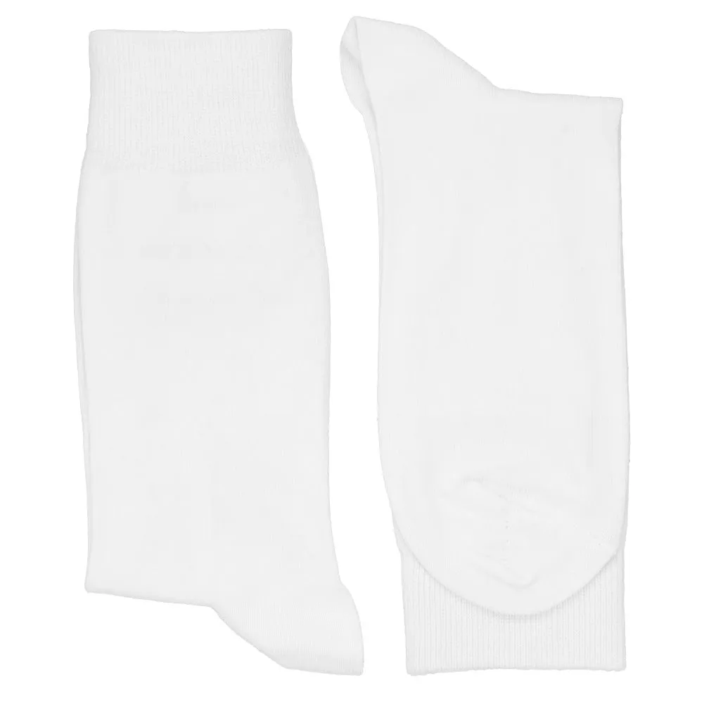 Men's White Socks sold by TieMart product image thumbnail 2