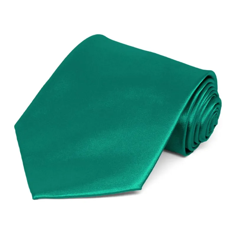 Jade Solid Color Necktie sold by TieMart