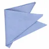 Cornflower Blue Regency Linen/Silk Pocket Square sold by TieMart
