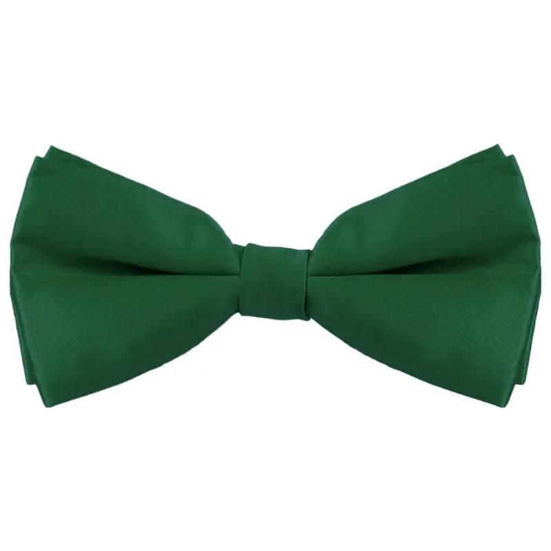 Hunter Green Silk Bow Tie sold by TieMart