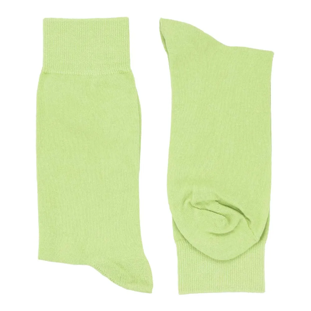 Men's Lime Green Socks sold by TieMart product image thumbnail 2