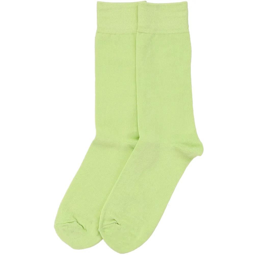 Men's Lime Green Socks sold by TieMart product image thumbnail 3