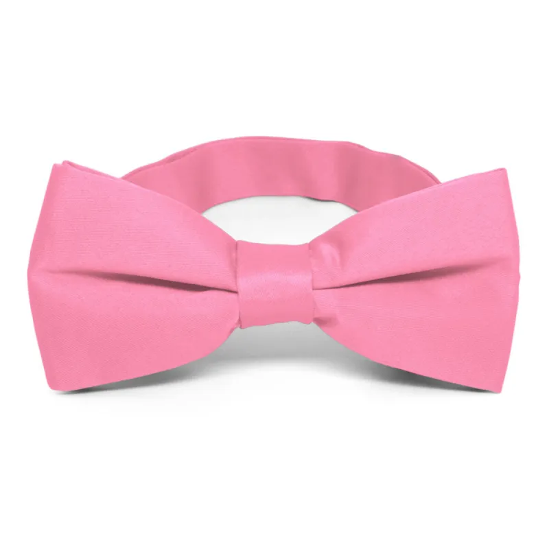 Light Pink Band Collar Bow Tie sold by TieMart