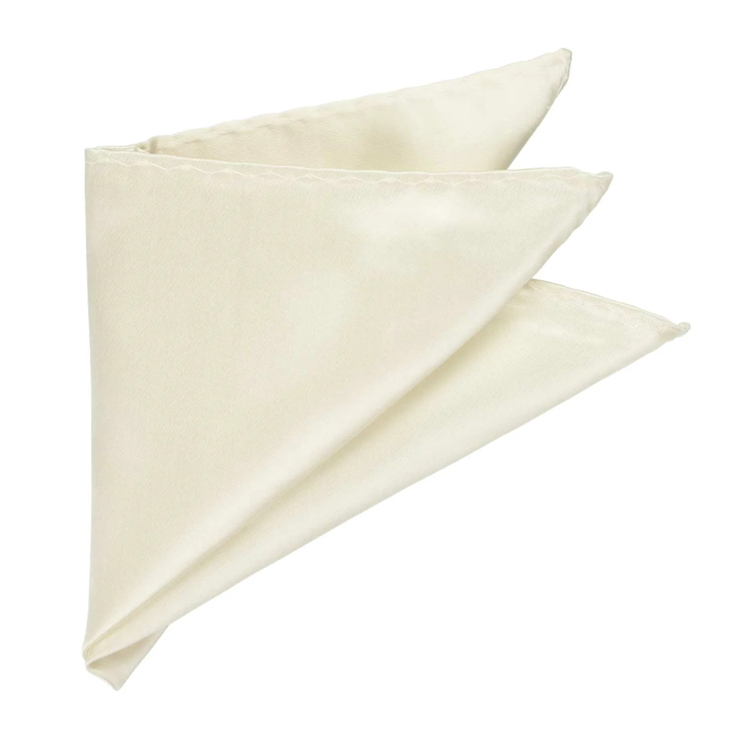 Ivory Premium Pocket Square sold by TieMart product image thumbnail 3