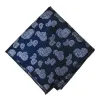 Dark Blue Ivanhoe Paisley Pocket Square sold by TieMart
