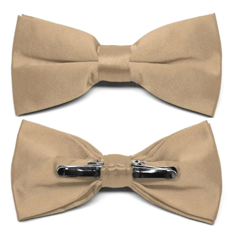 Bronze Clip-On Bow Tie sold by TieMart