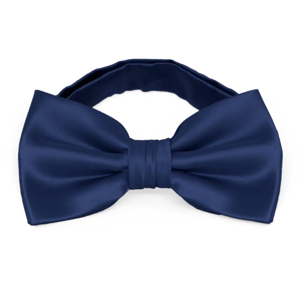 Blue Velvet Premium Bow Tie sold by TieMart