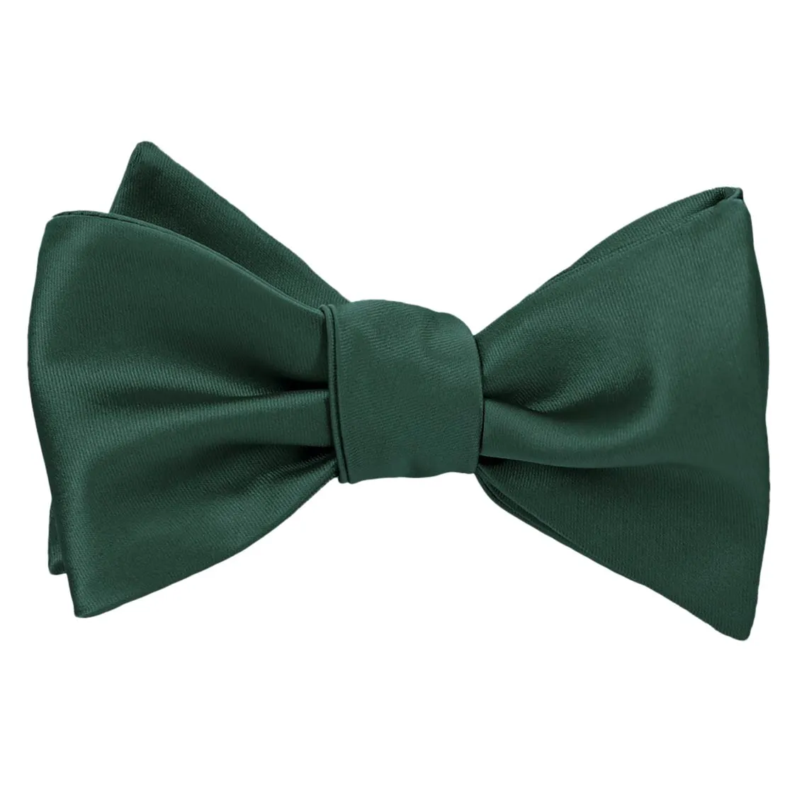 Hunter Green Premium Self-Tie Bow Tie sold by TieMart